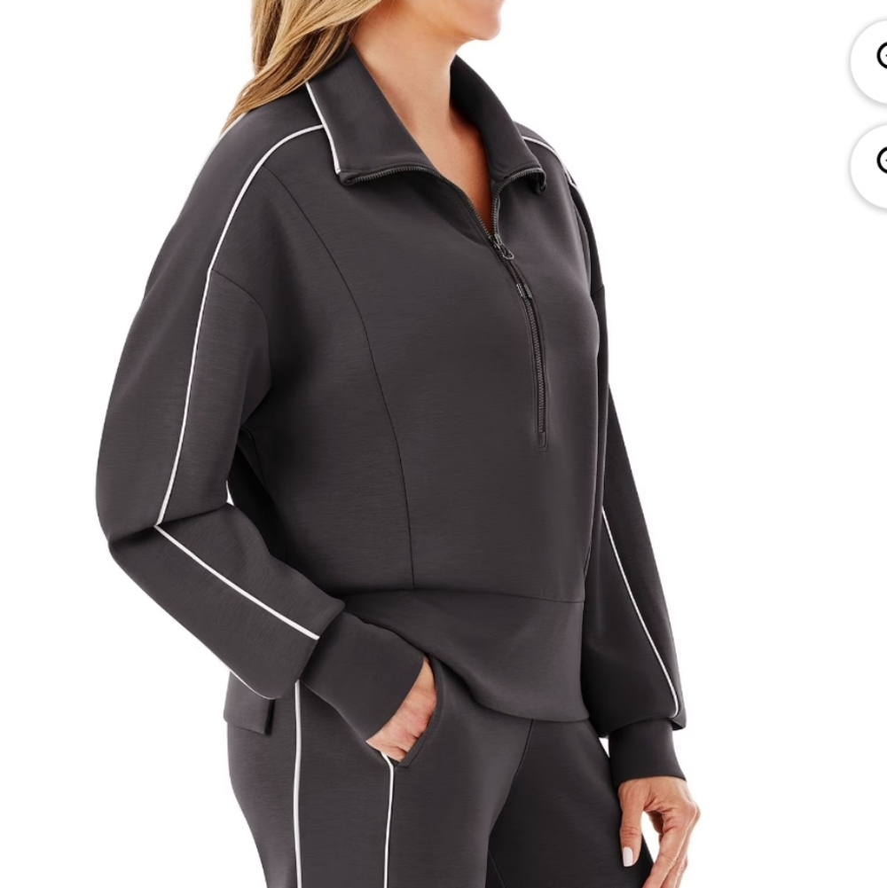 Member's Mark Women's Sandwash Half-Zip Pullover, Women's Size Small